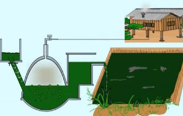 Принцип добычи биогаза
