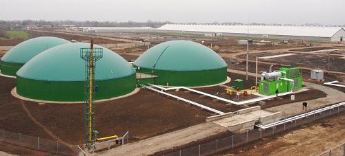 Биогазовая промышленная установка